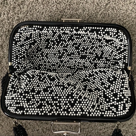 Vintage Reversible Beaded Handbag Purse - Picture 11 of 15